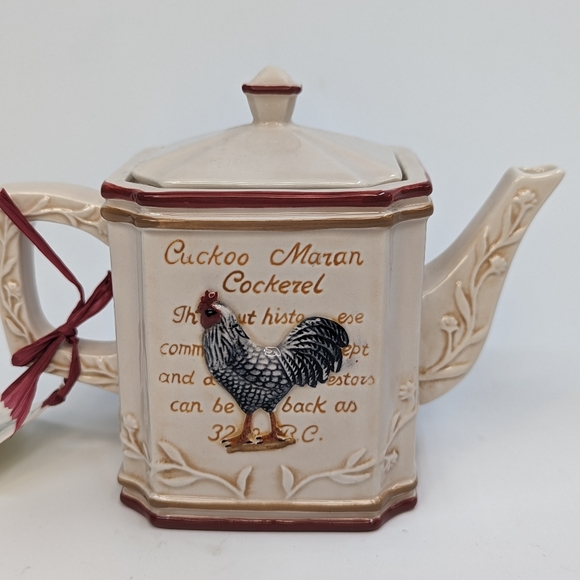 MWW Market Rooster Teapot functional and/or Decorative piece - Picture 4 of 15
